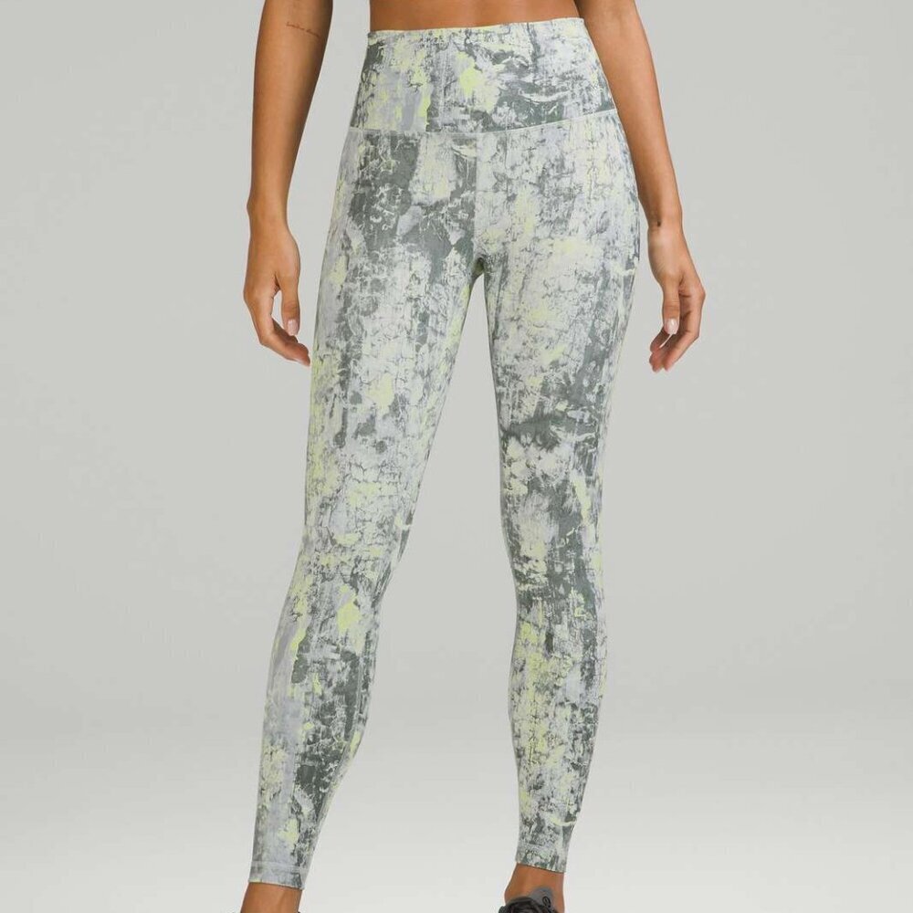 Lululemon Wunder Train High-Rise Tight 25" - 10 Cinder Grain Smoked Spruce Multi - Picture 1 of 6
